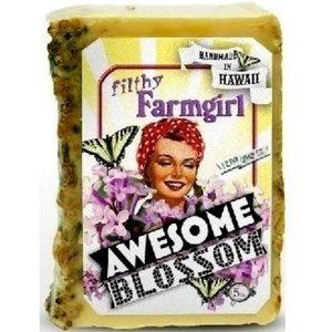100% Natural Organic Soap. Awesome Blossom. Handmade in Hawaii. 2oz.
